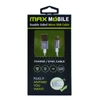 MAX MOBILE Adatkábel Micro USB, 1 m, Kétoldalú, Ezüst