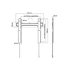 Multibrackets VESA falikonzol Super Slim Fixed 400 MAX