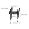 Multibrackets VESA falikonzol Super Slim Fixed 600 MAX, 32"-100"