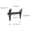 Multibrackets VESA falikonzol Super Slim 600 MAX, dönthető 40-75"