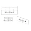 Multibrackets Gaslift asztali rögzítő egykaros dupla konzol, 15" - 32", fehér