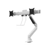 Multibrackets Gaslift asztali rögzítő egykaros dupla konzol, 15" - 32", fehér