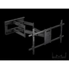 Multibrackets Long Reach 910 mm fali konzol, karos, dual, dönthető, forgatható 50"-90", fekete