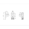 Multibrackets Wall Adapter Single White
