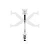 Multibrackets asztali rögzítő Gas Spring Single, dönthető, forgatható 15-27", fehér
