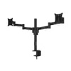 Multibrackets asztali rögzítő Officeline Dual dönthető, forgatható konzol, 15" - 30", fekete