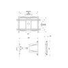 Multibrackets fali rögzítő Flexarm Full Motion Dual 600x400, karos, dönthető, forgatható, 40-85", fekete