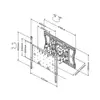 Multibrackets fali rögzítő Super Slim Tilt & Turn Plus, dönthető, forgatható 32-65", fekete