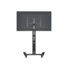 Multibrackets gurulós padló állvány 180 HD Single, 55-80", fekete