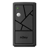 NJOY Szünetmentes 800VA - Keen 800 (2 Schuko, line-interaktív, RJ11/45 vonalvédelem, fekete)