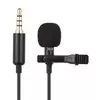 OMEGA mikrofon, csiptehető,  PMLLCB, jack 3.5, fekete