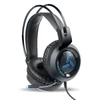 OMEGA sztereó gaming fejhallgató, VARR, USB, 2x jack, RGB, fekete