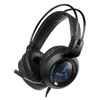 OMEGA sztereó gaming fejhallgató, VARR, USB, 2x jack, RGB, fekete