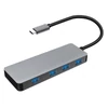 PLATINET USB HUB 3.0, 4 port, USB-C