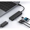 PLATINET USB HUB 3.0, 5in1 USB-C dokkoló, HDMI 4K, USB 3.0, USB 2.0, microSD / SD