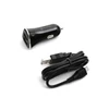 PLATINET autós töltő, 3xUSB, 1m microUSB kábellel, 5,2A