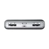 PLATINET vezeték nélküli töltő/power bank, 10 000mAh, polimer, QI, 2.0 gyorstöltés, fekete