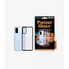 Panzerglass tok, ClearCase w. BlackFrame Samsung Galaxy S20