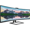 Philips ívelt 100Hz monitor 43" - 439P9H 3840x1200, 32:10, 450cd/m2,4ms,HDMI,DisplayPortx2,USBx4,USB-C, RJ45, hangsz,HDR