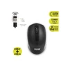 Port Designs Egér vezték néküli,  optikai, USB-C/USB-A, 1000 dpi, 2xAAA, fekete