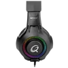 QPAD QH-20 Gamer fejhallgató mikrofonnal 3,5 mm jack/USB