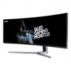 SAMSUNG Ívelt Gamer 144Hz VA monitor 48,9" CHG9, 3840x1080, 32:9, 600cd/m2, 3000:1, 1ms, DP/mini-DP/2xHDMI/USB