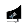 SAMSUNG Ívelt Gamer 144Hz VA monitor 48,9" CHG9, 3840x1080, 32:9, 600cd/m2, 3000:1, 1ms, DP/mini-DP/2xHDMI/USB
