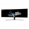 SAMSUNG Ívelt Gamer 144Hz VA monitor 48,9" CHG9, 3840x1080, 32:9, 600cd/m2, 3000:1, 1ms, DP/mini-DP/2xHDMI/USB