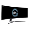 SAMSUNG Ívelt Gamer 144Hz VA monitor 48,9" CHG9, 3840x1080, 32:9, 600cd/m2, 3000:1, 1ms, DP/mini-DP/2xHDMI/USB