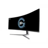 SAMSUNG Ívelt Gamer 144Hz VA monitor 48,9" CHG9, 3840x1080, 32:9, 600cd/m2, 3000:1, 1ms, DP/mini-DP/2xHDMI/USB