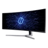 SAMSUNG Ívelt Gamer 144Hz VA monitor 48,9" CHG9, 3840x1080, 32:9, 600cd/m2, 3000:1, 1ms, DP/mini-DP/2xHDMI/USB