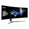 SAMSUNG Ívelt Gamer 144Hz VA monitor 48,9" CHG9, 3840x1080, 32:9, 600cd/m2, 3000:1, 1ms, DP/mini-DP/2xHDMI/USB