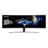 SAMSUNG Ívelt Gamer 144Hz VA monitor 48,9" CHG9, 3840x1080, 32:9, 600cd/m2, 3000:1, 1ms, DP/mini-DP/2xHDMI/USB