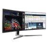 SAMSUNG Ívelt Gamer 144Hz VA monitor 48,9" CHG9, 3840x1080, 32:9, 600cd/m2, 3000:1, 1ms, DP/mini-DP/2xHDMI/USB
