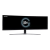 SAMSUNG Ívelt Gamer 144Hz VA monitor 48,9" CHG9, 3840x1080, 32:9, 600cd/m2, 3000:1, 1ms, DP/mini-DP/2xHDMI/USB