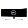 SAMSUNG Ívelt Gamer 144Hz VA monitor 48,9" CHG9, 3840x1080, 32:9, 600cd/m2, 3000:1, 1ms, DP/mini-DP/2xHDMI/USB