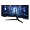 SAMSUNG Ívelt Gamer 165Hz VA monitor 34" G55T, 3440x1440, 21:9, 250cd/m2, 1ms, HDR, DP/HDMI, FreeSync Premium