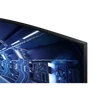 SAMSUNG Ívelt Gamer 165Hz VA monitor 34" G55T, 3440x1440, 21:9, 250cd/m2, 1ms, HDR, DP/HDMI, FreeSync Premium