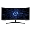 SAMSUNG Ívelt Gamer 165Hz VA monitor 34" G55T, 3440x1440, 21:9, 250cd/m2, 1ms, HDR, DP/HDMI, FreeSync Premium
