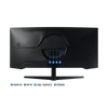 SAMSUNG Ívelt Gamer 165Hz VA monitor 34" G55T, 3440x1440, 21:9, 250cd/m2, 1ms, HDR, DP/HDMI, FreeSync Premium