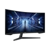 SAMSUNG Ívelt Gamer 165Hz VA monitor 34" G55T, 3440x1440, 21:9, 250cd/m2, 1ms, HDR, DP/HDMI, FreeSync Premium