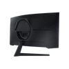 SAMSUNG Ívelt Gamer 165Hz VA monitor 34" G55T, 3440x1440, 21:9, 250cd/m2, 1ms, HDR, DP/HDMI, FreeSync Premium