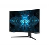 SAMSUNG Ívelt Gamer 240Hz VA monitor 31,5" G75T, 2560x1440, 16:9, 600cd/m2, 1ms, HDR, 2xDP/HDMI/2xUSB, Pivot