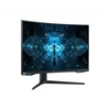 SAMSUNG Ívelt Gamer 240Hz VA monitor 31,5" G75T, 2560x1440, 16:9, 600cd/m2, 1ms, HDR, 2xDP/HDMI/2xUSB, Pivot
