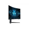 SAMSUNG Ívelt Gamer 240Hz VA monitor 31,5" G75T, 2560x1440, 16:9, 600cd/m2, 1ms, HDR, 2xDP/HDMI/2xUSB, Pivot