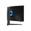 SAMSUNG Ívelt Gamer 240Hz VA monitor 31,5" G75T, 2560x1440, 16:9, 600cd/m2, 1ms, HDR, 2xDP/HDMI/2xUSB, Pivot