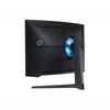 SAMSUNG Ívelt Gamer 240Hz VA monitor 31,5" G75T, 2560x1440, 16:9, 600cd/m2, 1ms, HDR, 2xDP/HDMI/2xUSB, Pivot
