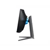 SAMSUNG Ívelt Gamer 240Hz VA monitor 31,5" G75T, 2560x1440, 16:9, 600cd/m2, 1ms, HDR, 2xDP/HDMI/2xUSB, Pivot