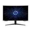 SAMSUNG Ívelt Gamer 240Hz VA monitor 31,5" G75T, 2560x1440, 16:9, 600cd/m2, 1ms, HDR, 2xDP/HDMI/2xUSB, Pivot