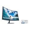 SAMSUNG Ívelt VA monitor 23,8" LC24T550FDRXEN, 1920x1080, 16:9, 250cd/m2, 4ms, 75Hz, HDMI/DP/D-Sub
